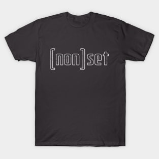 [non]set band logo T-Shirt